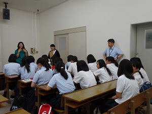 在学生との交流